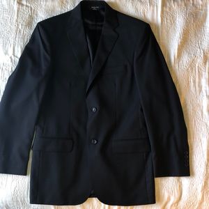 Joseph & Feiss gold brand black suit